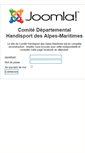 Mobile Screenshot of handisport06.edicomnet.fr